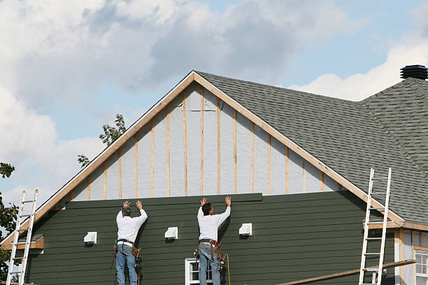 Professional Siding Installation technician working in Fairborn, OH
